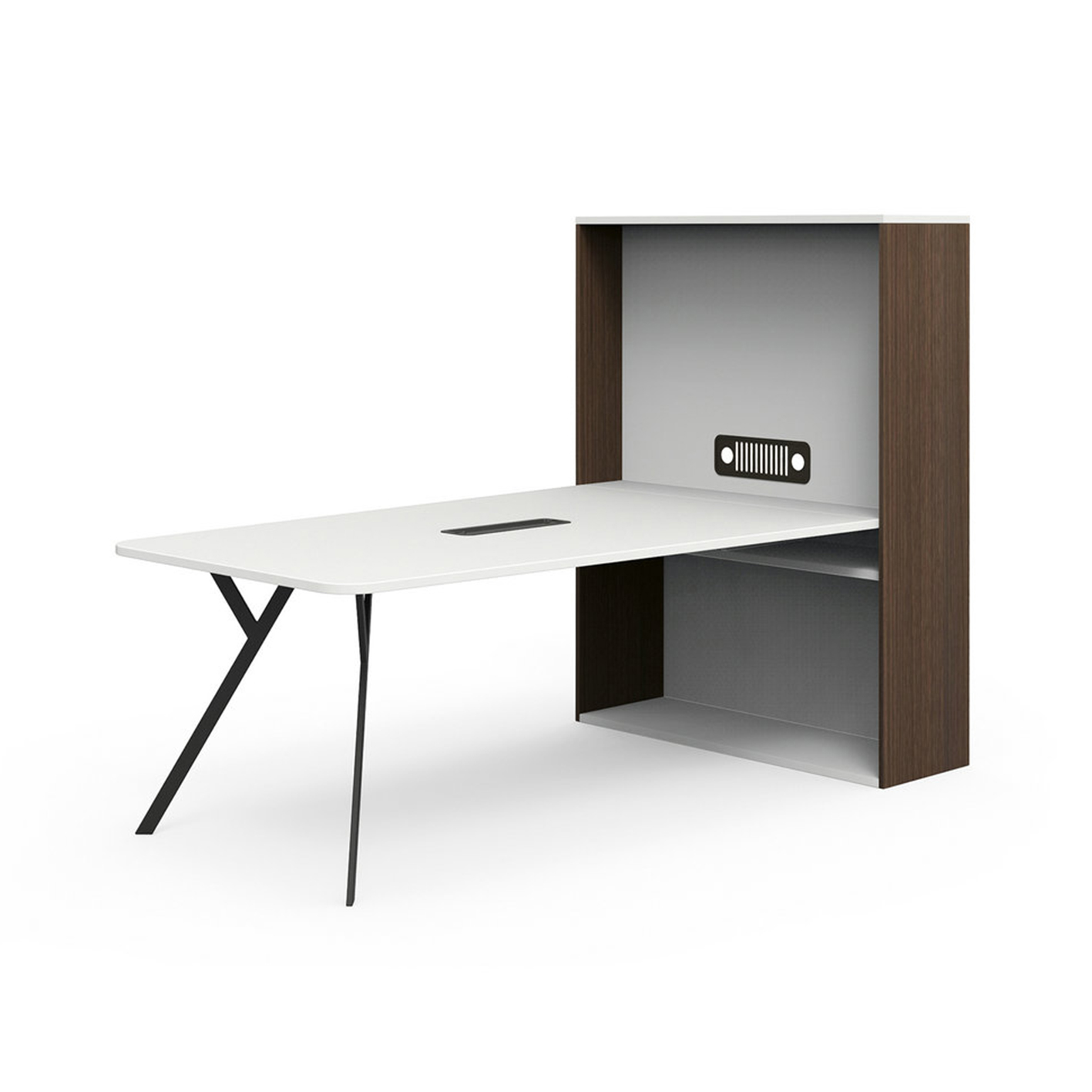 modern elegant multimedia office desk meeting table with projector