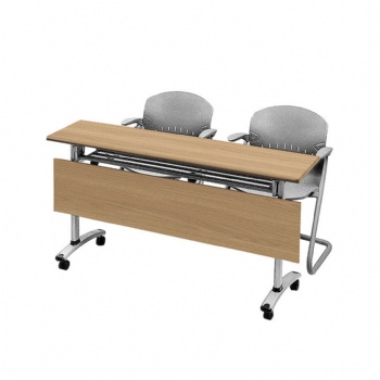 space saving foldable training table for office or school