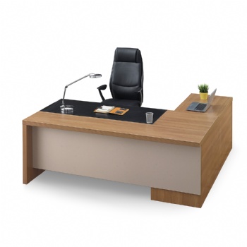 executive office desk plants with side cabinet