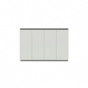 white side filing cabinet for workstation desk office furniture solution