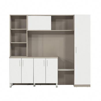 latest style tall cabinet with storage shelf and swing door
