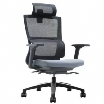 ergonomic office chair with headrest for lower back pain