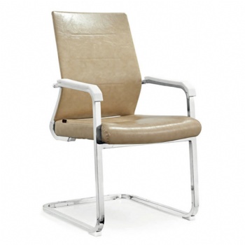 new synthetic leather office guest visitor chair without wheel