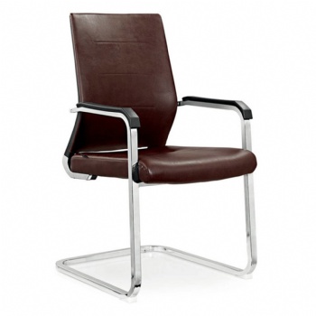  new synthetic leather office guest visitor chair without wheel	