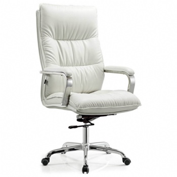 ergonomic black and white pillow seat and back office chair	