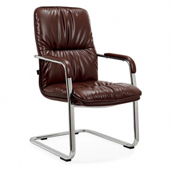 real leather office guest waiting chair on sale