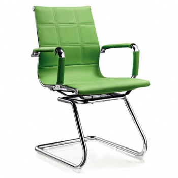 pretty armrest office chair with heavy duty chrome base