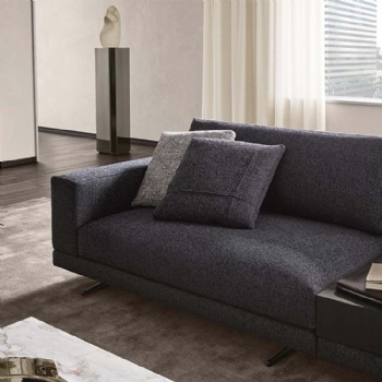  grey chaise lounge modular sectional l shape corner sofa set for living room	