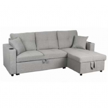 cheap l shaped corner pull out sofa come bed