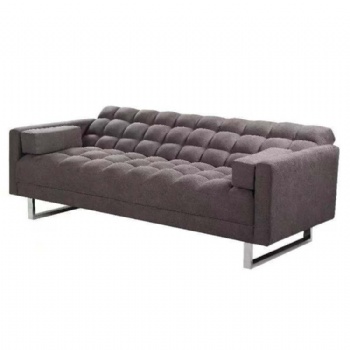 best small grey double loveseat modern convertible chesterfield sofa bed