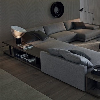  grey sectional l corner u shaped velvet sofa couch with chaise for sale	