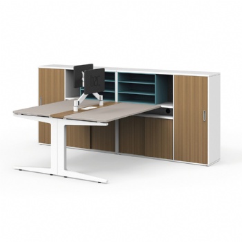 workstation furniture design with storage filing cabinet