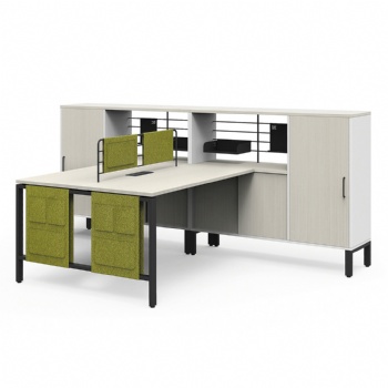 task desks with steel partition and storage bookcase manufacturer