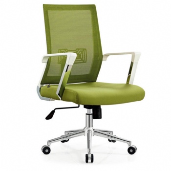ergonomic office chair mesh back with upholstered seat chrome finish 5 star base